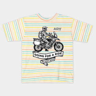 Adventure Motorcycle | Off-Road Design Kids T-Shirt
