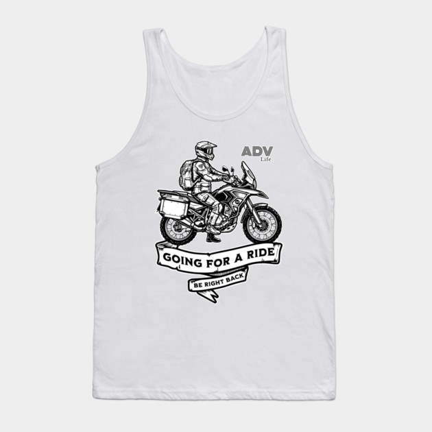 Adventure Motorcycle | Off-Road Design Tank Top by monsalveautos