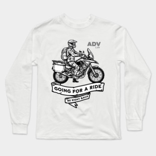 Adventure Motorcycle | Off-Road Design Long Sleeve T-Shirt