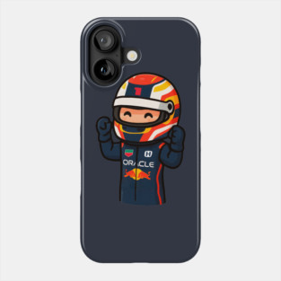 MAX VERSTAPPEN WIN POSE | CHIBI STICKER | F1 DRIVER Phone Case