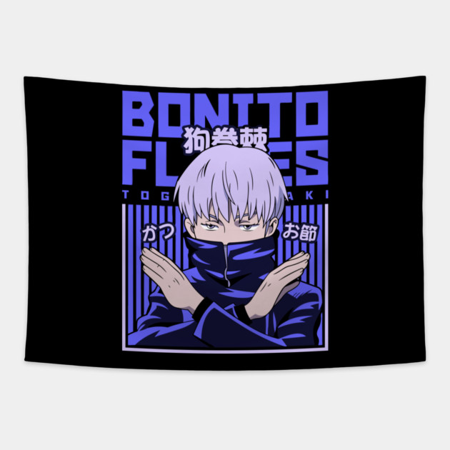 Toge Inumaki - Jujutsu Kaisen Tapestry by Otaku Vibes