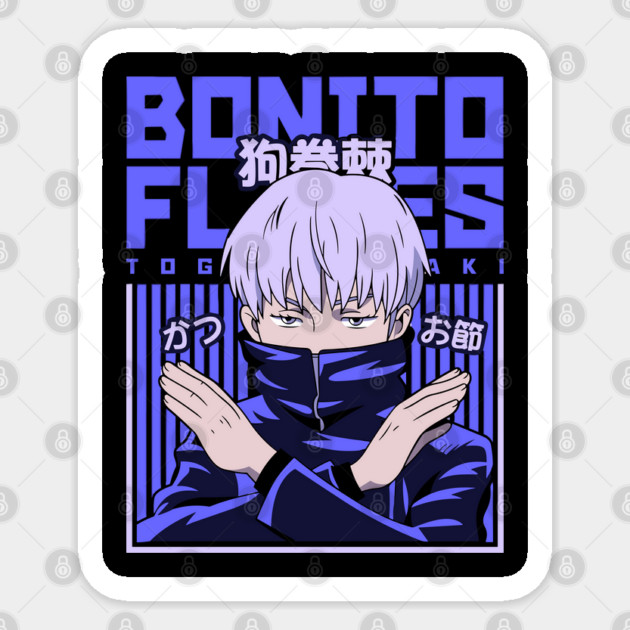 Toge Inumaki - Jujutsu Kaisen Sticker by Otaku Vibes