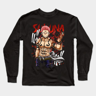 Jujutsu Kaisen Sukuna King of Curses Long Sleeve T-Shirt