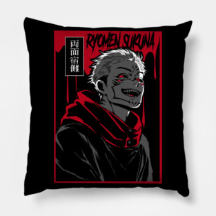 Jujutsu Kaisen Sukuna Four Eyes Glare Pillow