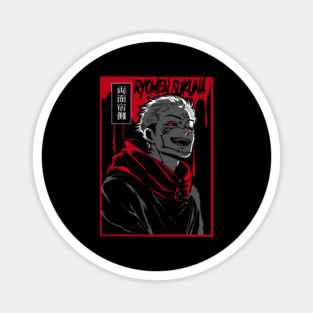 Jujutsu Kaisen Sukuna Four Eyes Glare Magnet