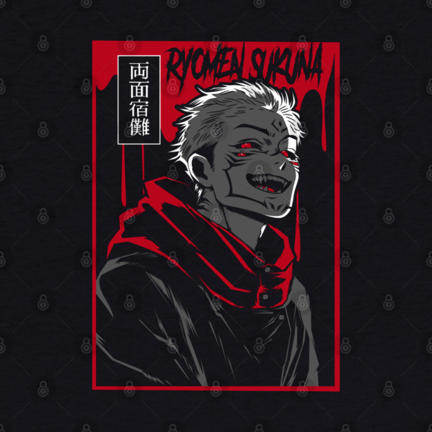 Jujutsu Kaisen Sukuna Four Eyes Glare by Otaku Vibes