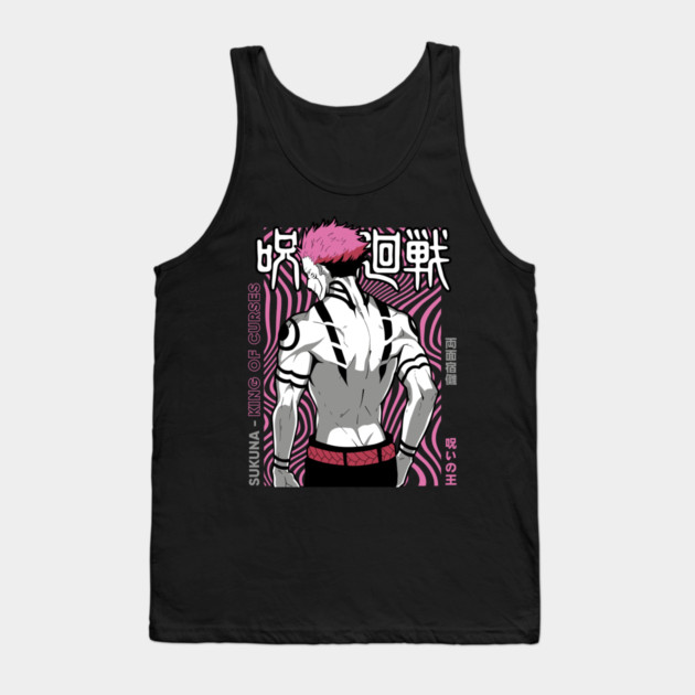 Sukuna - Jujutsu Kaisen Cool Design Tank Top by Otaku Vibes
