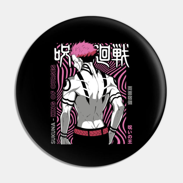 Sukuna - Jujutsu Kaisen Cool Design Pin by Otaku Vibes