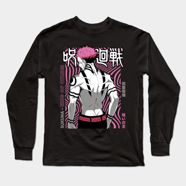 Sukuna - Jujutsu Kaisen Cool Design Long Sleeve T-Shirt by Otaku Vibes