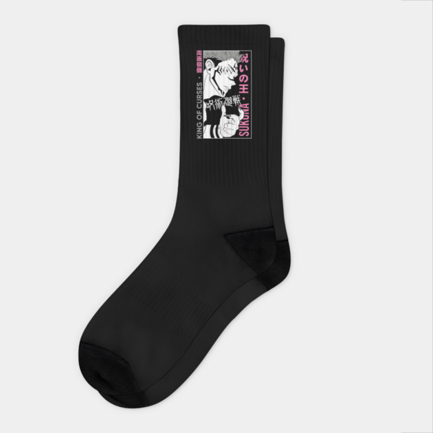 Sukuna King of Curses - Jujutsu Kaisen Socks by Otaku Vibes