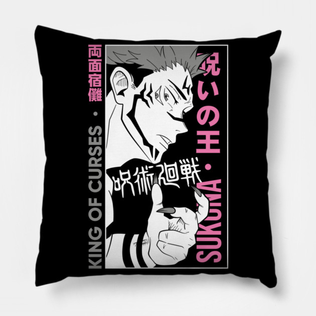 Sukuna King of Curses - Jujutsu Kaisen Pillow by Otaku Vibes