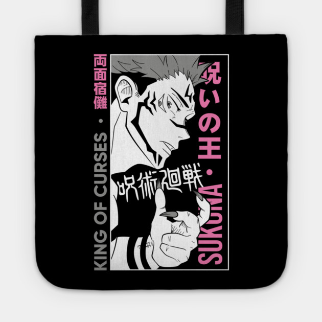 Sukuna King of Curses - Jujutsu Kaisen Tote by Otaku Vibes
