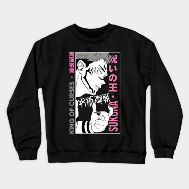 Sukuna King of Curses - Jujutsu Kaisen Crewneck Sweatshirt by Otaku Vibes