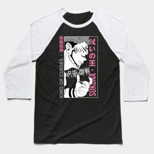Sukuna King of Curses - Jujutsu Kaisen Baseball T-Shirt