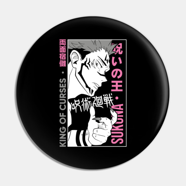 Sukuna King of Curses - Jujutsu Kaisen Pin by Otaku Vibes