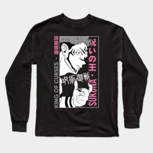 Sukuna King of Curses - Jujutsu Kaisen Long Sleeve T-Shirt