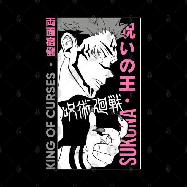 Sukuna King of Curses - Jujutsu Kaisen by Otaku Vibes
