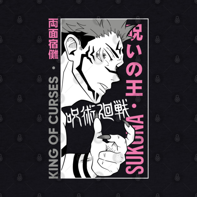 Sukuna King of Curses - Jujutsu Kaisen by Otaku Vibes