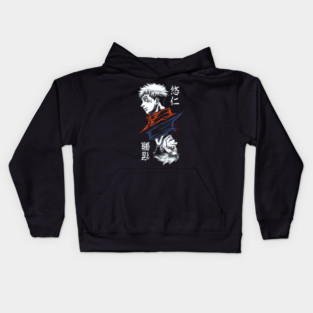 Jujutsu Kaisen Sukuna and Itadori Split Form Kids Hoodie
