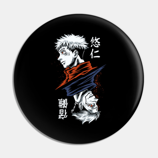 Jujutsu Kaisen Sukuna and Itadori Split Form Pin by Otaku Vibes