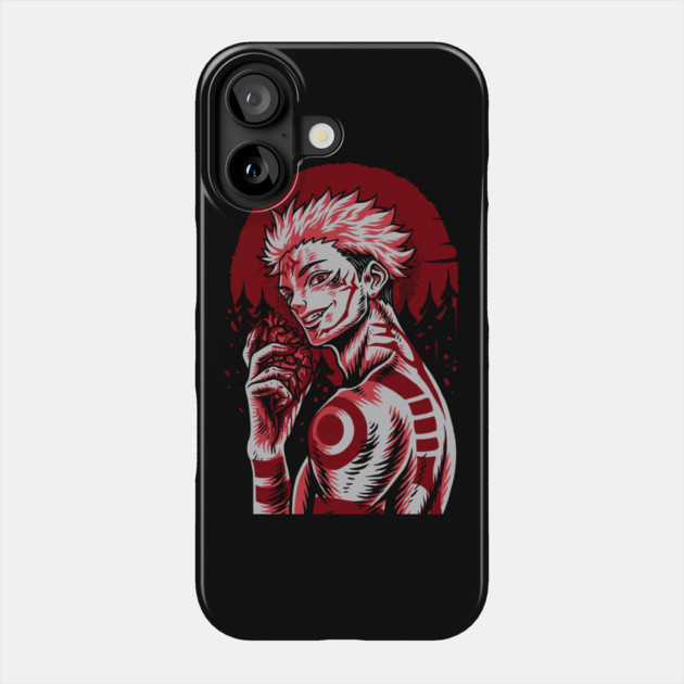 Jujutsu Kaisen Sukuna King Returns Art Phone Case by Otaku Vibes