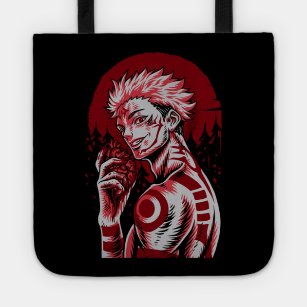 Jujutsu Kaisen Sukuna King Returns Art Tote by Otaku Vibes
