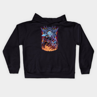 Jujutsu Kaisen Sukuna Eyes on Megumi Kids Hoodie