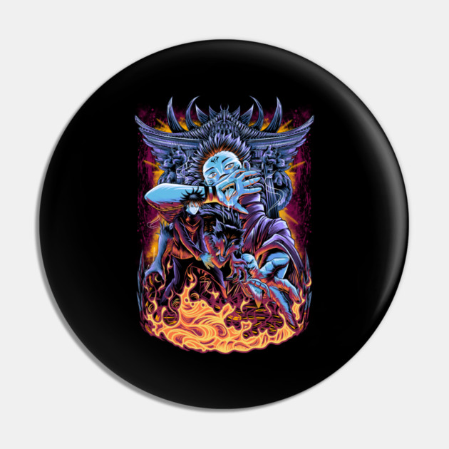 Jujutsu Kaisen Sukuna Eyes on Megumi Pin by Otaku Vibes