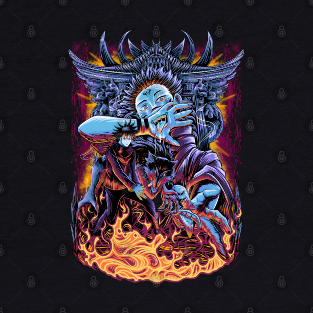 Jujutsu Kaisen Sukuna Eyes on Megumi by Otaku Vibes