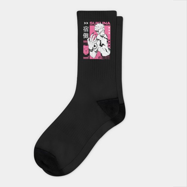 Jujutsu Kaisen - Sukuna King of Curses Socks by Otaku Vibes