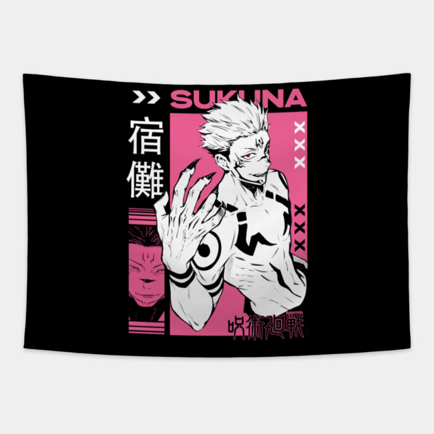 Jujutsu Kaisen - Sukuna King of Curses Tapestry by Otaku Vibes