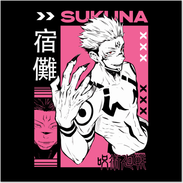 Jujutsu Kaisen - Sukuna King of Curses Wall Art by Otaku Vibes