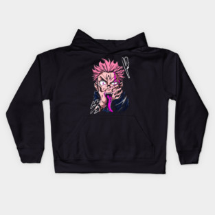 Jujutsu Kaisen Sukuna Evil Smile Kids Hoodie