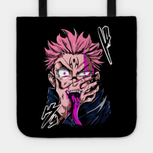 Jujutsu Kaisen Sukuna Evil Smile Tote