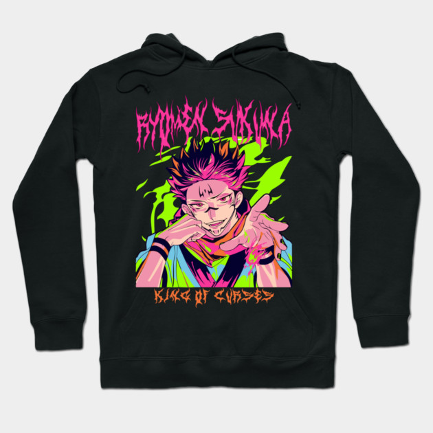 Jujutsu Kaisen Sukuna Full Power Hoodie by Otaku Vibes