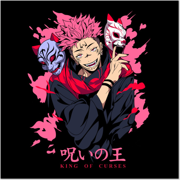 Sukuna King of Curses Cool Design Wall Art by Otaku Vibes