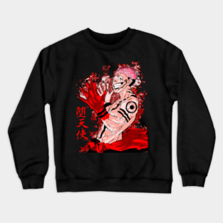 Sukuna King of Curses in Blood -Jujutsu Kaisen Crewneck Sweatshirt