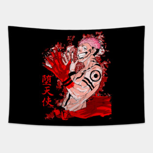 Sukuna King of Curses in Blood -Jujutsu Kaisen Tapestry