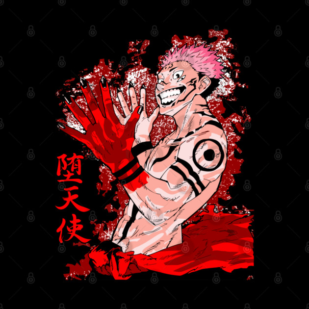 Sukuna King of Curses in Blood -Jujutsu Kaisen by Otaku Vibes