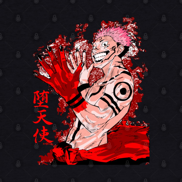 Sukuna King of Curses in Blood -Jujutsu Kaisen by Otaku Vibes