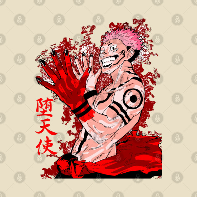 Sukuna King of Curses in Blood -Jujutsu Kaisen by Otaku Vibes