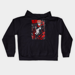 Jujutsu Kaisen Sukuna Anime Villain Icon Kids Hoodie
