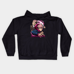 Jujutsu Kaisen Sukuna vs Itadori Kids Hoodie