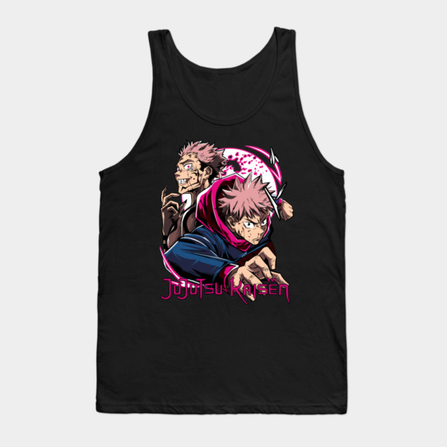 Jujutsu Kaisen Sukuna vs Itadori Tank Top by Otaku Vibes