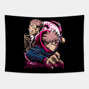 Jujutsu Kaisen Sukuna vs Itadori Tapestry