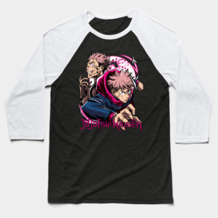 Jujutsu Kaisen Sukuna vs Itadori Baseball T-Shirt