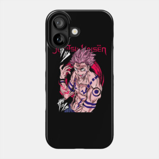 Jujutsu Kaisen Sukuna Malevolent Power Art Phone Case