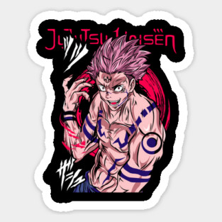 Jujutsu Kaisen Sukuna Malevolent Power Art Magnet