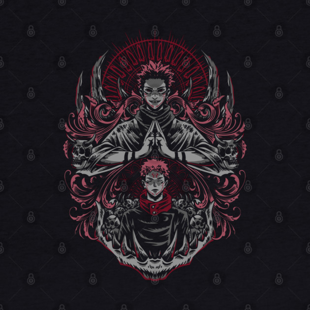 Jujutsu Kaisen Sukuna Domain Expansion Art by Otaku Vibes