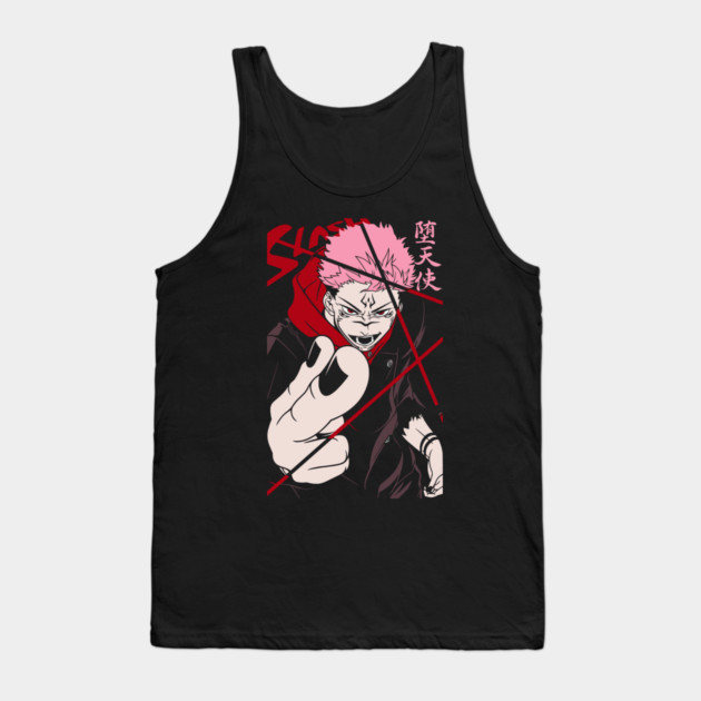 King of Curses Art - Jujutsu Kaisen Tank Top by Otaku Vibes